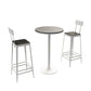 Modern Style Bar Table Set 1/3 Pieces Stone Round Bistro Set for Indoor Clearhalo 'Bar Furniture' 'furn' 'furn_home_bar_bar_sets' 'Furniture' 'Home Bars & Bar Sets' 'home_bar_bar_sets' 'Kitchen & Dining Furniture' 1200x1200_cad0d5af-fefb-44ce-ad53-205db2da7a39