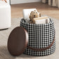 Modern Pouf Ottoman Fabric Upholstered Solid Color Portable Square Ottoman with Storage Clearhalo 'furn' 'furn_ottomans_poufs' 'Furniture' 'Living Room Furniture' 'Ottomans & Poufs' 'ottomans_poufs' 1200x1200_cad8a928-a7eb-4d19-a1b5-aa349e758b0c