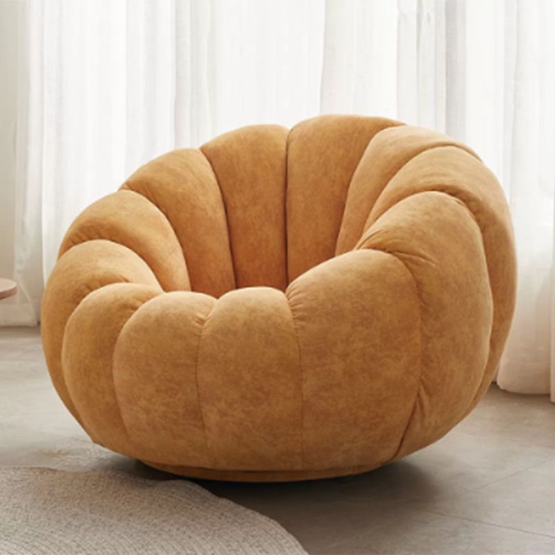 Modern Arm Chair, Wool Blend / Velvet Upholstered Accent Chair, 37"(W) X 37"(D) X 26"(H) Clearhalo 'Accent Chairs' 'accent_chairs' 'Chairs & Seating' 'furn' 'furn_accent_chairs' 'Furniture' 'Living Room Furniture' 1200x1200_cad8b9c2-d9bd-471b-98db-a1c8e20bb0c1