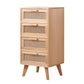Contemporary Wooden Chest, Rectangle Accent Chest with Drawers