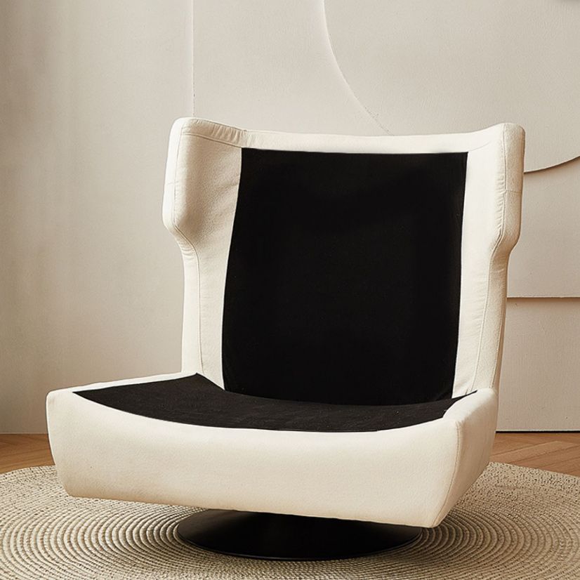 Fauteuil contemporain en cuir en cuir en cuir solide