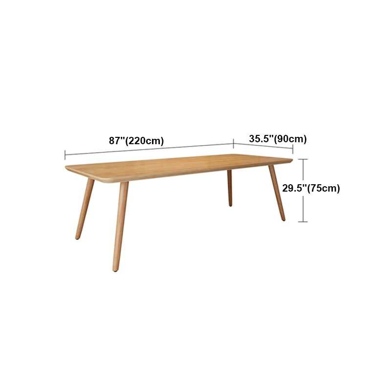 Modern Style Curved Office Desk Solid Wood Parsons Home Use Desk Clearhalo 'furn' 'furn_office_desk' 'Furniture' 'furniture_office_desk' 'Office Desks' 'Office Furniture' 'office_desk' 1200x1200_cad96eb4-7942-4ca6-b25d-acd750fdd0d7