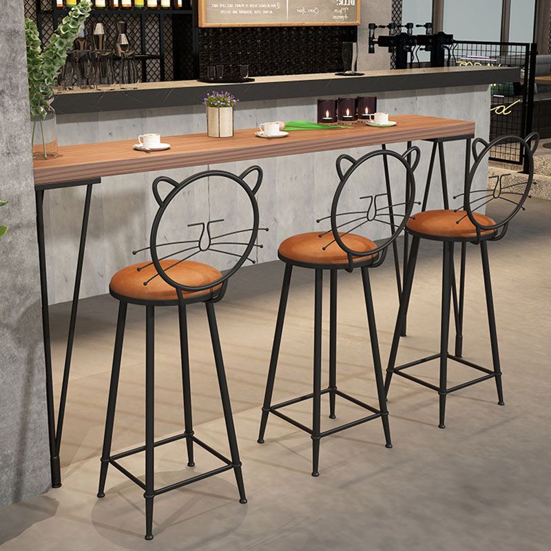 Tavolo da banco di gambe moderne in legno solido tavolo da pranzo accento per bistrot naturale