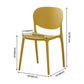 Glam Style Plastic Side Chair Matte Finish Open Back Dining Chair for Dinning Room Clearhalo ' kitchen&dining_furn' 'Dining Chairs' 'Dining Tables & Seating' 'dining_chair' 'furn' 'furn_dining_chair' 'Furniture' 'furniture_dining_chair' 'Kitchen & Dining Furniture' 'kitchen' 1200x1200_cad9cf79-d70f-4245-b8a5-d2195a494506