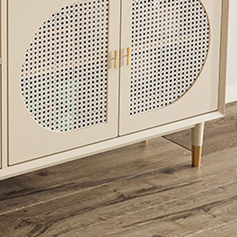 Mesa del aparador de madera diseñada con cajones de comedor glamoroso