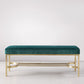 Modern Rectangle Velvet Bench Foam Solid Color Bench for Kitchen Clearhalo 'Benches' 'Chairs & Seating' 'furn' 'furn_benches' 'Furniture' 'Living Room Furniture' 1200x1200_cadd98f1-a286-4c5a-b639-b6388a4366ac