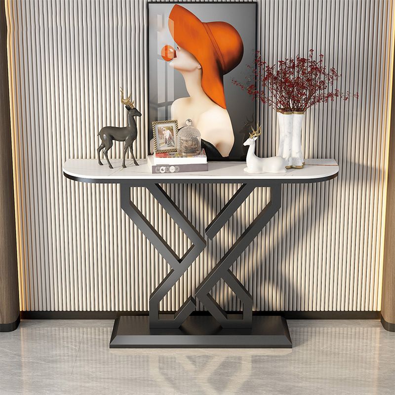 Tabella della console da 11,8 "W tavolo da fine ardesia resistente alle macchie