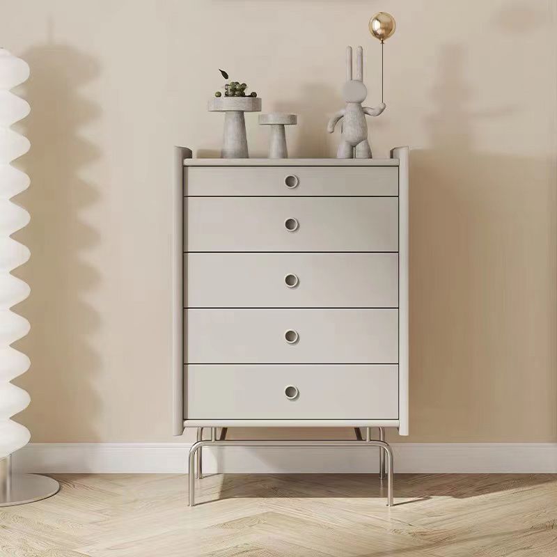 Coffre d'accent carré de poitrine moderne et contemporain en finition antique