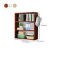 Contemporary Wood Bookshelf Standard Shelf Bookcase for Home Office