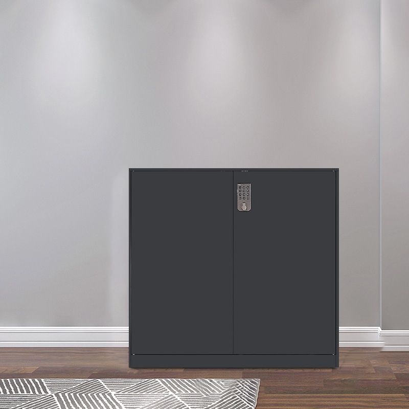 Zeitgenössischer Aktenschrank Stahlrahmen Elektronische Löschverriegelungskabinett für Büro