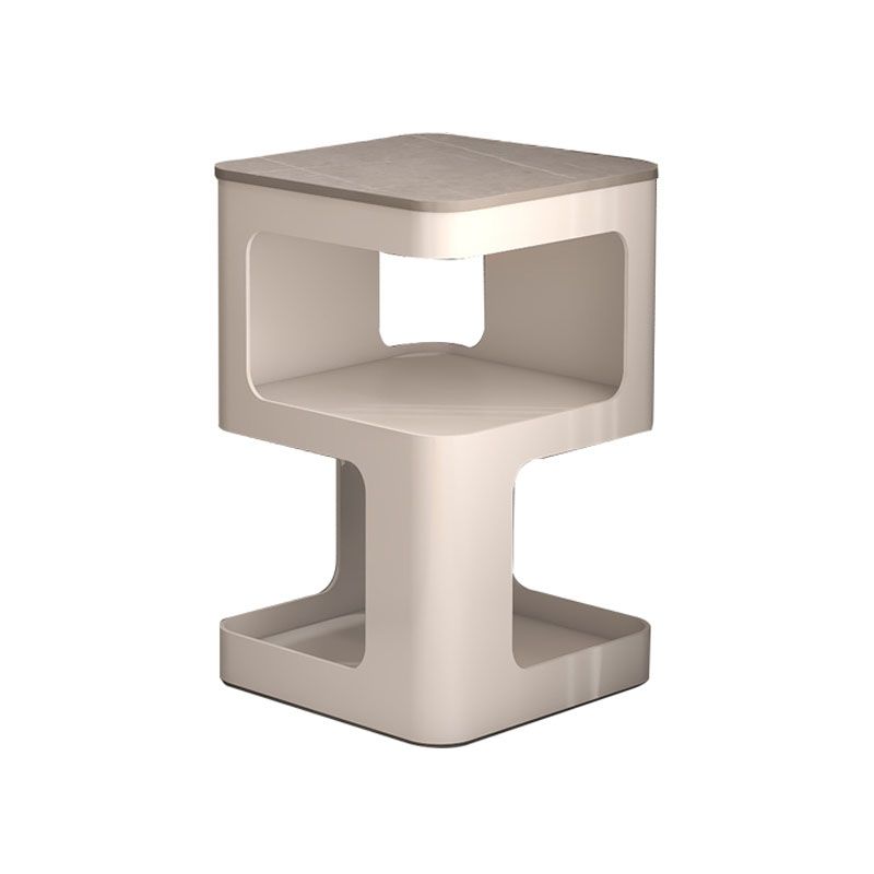 Glam Accent Table Nachtstand metaal/stenen nachttafel voor slaapkamer