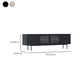 Console TV contemporaine en bois avec rangement fermé, support multimédia TV pour salon