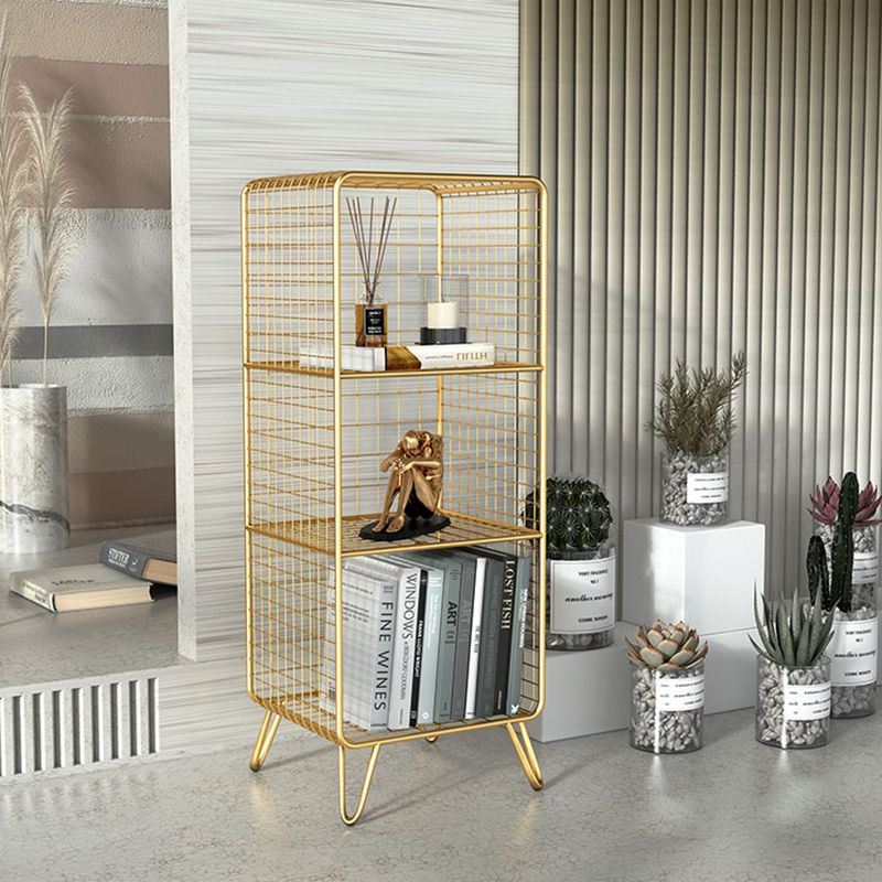 Modern Style Bookshelf Standard Vertical Closed Back Metal Bookcase Clearhalo 'Bookcases' 'furn' 'furn_bookcases' 'Furniture' 'furniture_bookcases' 'Office Furniture' 1200x1200_cae87067-5740-448d-b644-ec053835fa7a