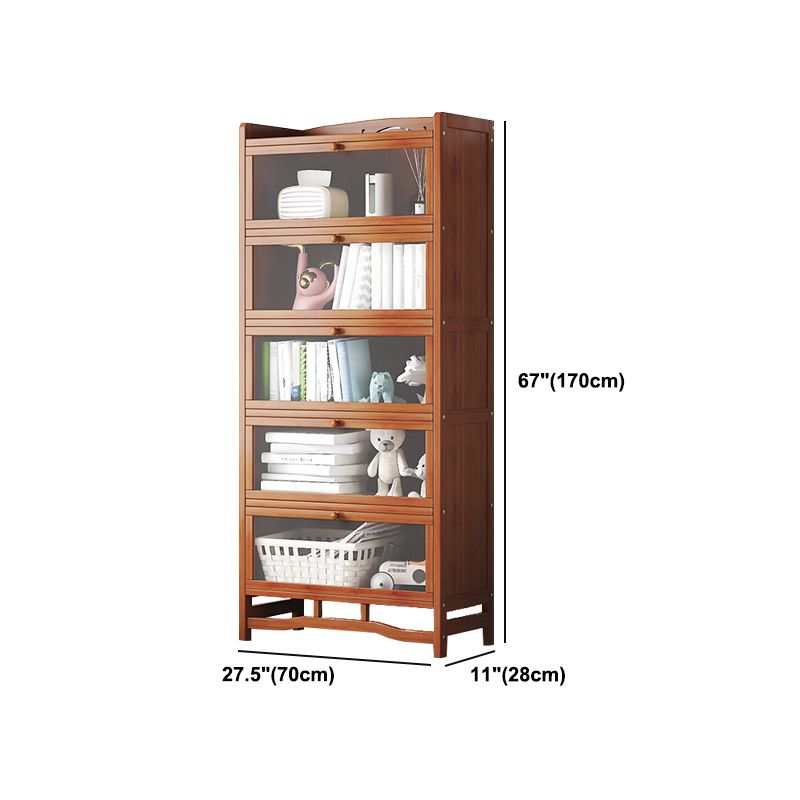 Standard Shelf Bookcase with Doors Modern Bookshelf for Home Office Clearhalo 'Bookcases' 'Furniture' 'furniture_bookcases' 'Office Furniture' 1200x1200_cae9c1b1-967c-49b8-afd4-19b6738e630f