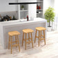 Solid Wood Modern Bar Stool Saddle Seat Backless Indoor Stool with Wood Legs Clearhalo 'Bar Furniture' 'Bar Stools' 'bar_stools' 'furn' 'furn_bar_stools' 'furniture_bar_stools' 'Kitchen & Dining Furniture' 'kitchen&dining_furn' 'kitchen' 'kitchen_furn' Furniture' 1200x1200_cae9c717-4315-44b9-8de0-18217a3013be
