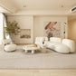 31.49" Wide Wool Curved Sofa Armless Sofa for Living Room, Apartment Clearhalo 'furn' 'furn_sofas' 'Furniture' 'Living Room Furniture' 'Sofa' 'sofas' 1200x1200_caeae770-4f67-47f2-a34e-f4d6ac3b04be