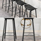 Modern Footrest Low Back Bar Stool Plastic Indoor Bucket Counter-height Stool Clearhalo 'Bar Furniture' 'Bar Stools' 'bar_stools' 'furn' 'furn_bar_stools' 'furniture_bar_stools' 'Kitchen & Dining Furniture' 'kitchen&dining_furn' 'kitchen' 'kitchen_furn' Furniture' 1200x1200_caeb1712-b2bc-49d8-b2b3-eed56465203b