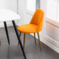 Scandinavian Glam Style Metal Solid Back Side Chair Colorful Chair Sets Clearhalo ' kitchen&dining_furn' 'Dining Chairs' 'Dining Tables & Seating' 'dining_chair' 'furn' 'furn_dining_chair' 'Furniture' 'furniture_dining_chair' 'Kitchen & Dining Furniture' 'kitchen' 1200x1200_caeda3fc-81ac-438a-9247-5b280f37adf8
