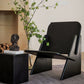 Industrial Style Arm Chair Open Back Wood Dining Room Chair for Dining Room