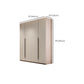 Hinged Wardrobe Cabinet Engineered Wood Wardrobe Armoire for Home