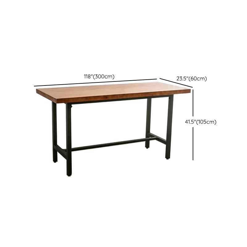 Solid Wood Bar Pub Table Set Industrial 1/9 Pieces Table and Stool Set Clearhalo 'Bar Furniture' 'furn' 'furn_home_bar_bar_sets' 'Furniture' 'Home Bars & Bar Sets' 'home_bar_bar_sets' 'Kitchen & Dining Furniture' 1200x1200_caee98fe-e515-4186-ba63-d37b5696a42e