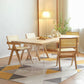 Natuurlijke afwerking dennenhout dinerset 1/2/3/5 stuks moderne dinette set