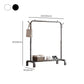 Contemporary Metal Coat Rack Storage Shelving Coat Rack with Coat Hooks Clearhalo 'Entry & Mudroom Furniture' 'furn' 'furn_hall_tree_coat_racks' 'Furniture' 'Hall Trees & Coat Racks' 'hall_tree_coat_racks' 1200x1200_caeff3a3-a26b-41f5-b1ca-ae6cfc6c8eb0