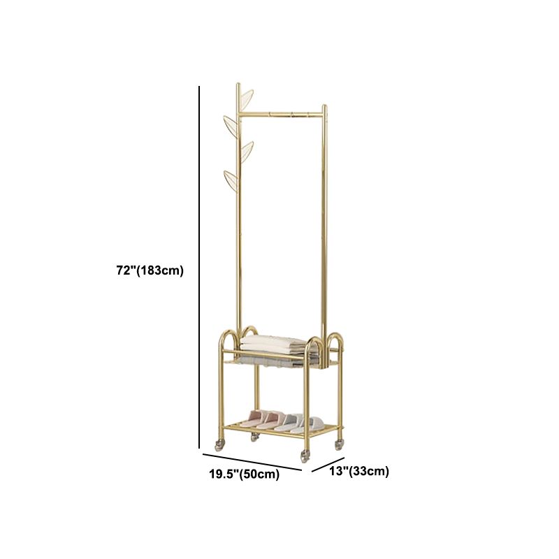 Moderne Metallhalle -Hallbaum -Kleiderbügelhaken und Lagerscheltrack