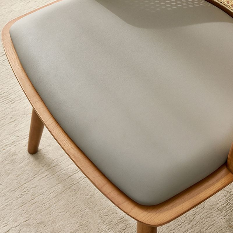 Traditional Solid Wood Side Chair Rattan Windsor Back Side Chair Clearhalo 'Dining Chairs' 'Dining Tables & Seating' 'dining_chair' 'furn' 'furn_dining_chair' 'Furniture' 'Kitchen & Dining Furniture' 1200x1200_caf13a86-a917-448e-b10f-776b16200b3c