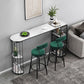Glam Style Bar Table Artificial Stone Top 42-inch Height Pub Table for Dining Room Clearhalo 'Bar Furniture' 'Bar Tables' 'bar_tables' 'furn' 'furn_bar_tables' 'Furniture' 'furniture_bar_tables' 'Kitchen & Dining Furniture' 1200x1200_caf25b6a-dfeb-432f-a174-6cbe8e2df81e