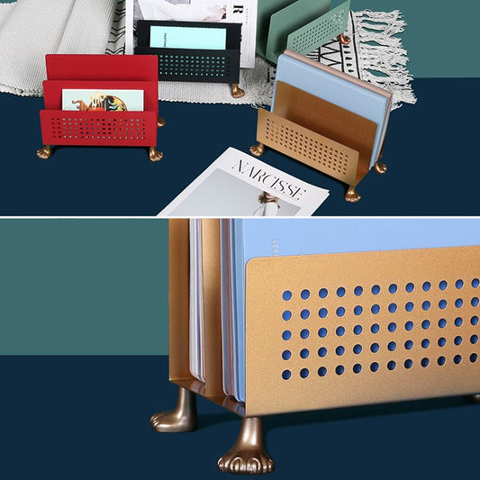 1 Shelf Metal Horizontal Bookshelf Standard Glam Closed Back Bookcase Clearhalo 'Bookcases' 'furn' 'furn_bookcases' 'Furniture' 'Office Furniture' 1200x1200_caf7356c-50b8-4572-8912-5f0e82f199c4