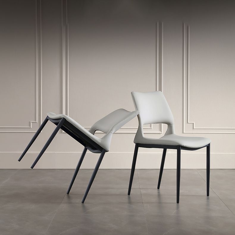 Industrial Kitchen Dining Side Chair Open Back Metal Side Chair Clearhalo 'Dining Chairs' 'Dining Tables & Seating' 'dining_chair' 'furn' 'furn_dining_chair' 'Furniture' 'Kitchen & Dining Furniture' 1200x1200_caf75050-017e-46fc-b71f-1ac25db756b4