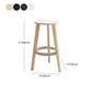 Industrial Rubberwood Stackable Simple Barstool Indoor Tall Stool with Round Seat Clearhalo 'Bar Furniture' 'Bar Stools' 'bar_stools' 'furn' 'furn_bar_stools' 'furniture_bar_stools' 'Kitchen & Dining Furniture' 'kitchen&dining_furn' 'kitchen' 'kitchen_furn' Furniture' 1200x1200_cafe4507-3afc-4f1e-8b77-3b6048b0b2ee