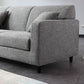 Contemporary 2-seat Sofa Square Arm Settee with Removable Cushions Clearhalo 'furn' 'furn_sofas' 'Furniture' 'furniture_sofas' 'Living Room Furniture' 'Sofa' 'sofas' 1200x1200_caffc11f-1e82-49c5-b534-1e065f7caacd