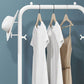 Modern Hall Stand Metal Hanging Rail y 4 ganchos repleto de casillas con castores