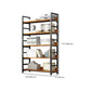 Moderner Stil Open Back Bookshelf Engineered Hole Books für Büro