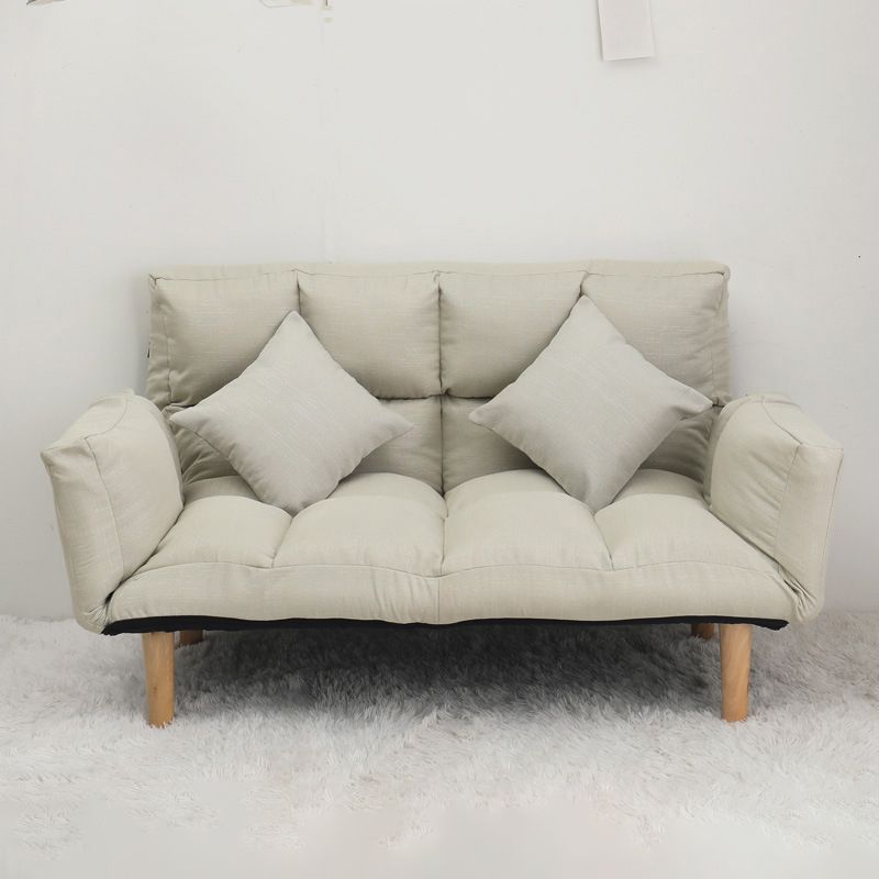Modern Biscuit Back Reclining Square Arm Linen Stationary Sofa Clearhalo 'furn' 'furn_sofas' 'Furniture' 'Living Room Furniture' 'Sofa' 'sofas' 1200x1200_cb08a2eb-5385-411e-b357-f7cc360444e3
