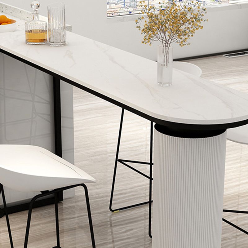 Specialty Bar Table Bar Height Contemporary Pub Table for Indoor Clearhalo 'Bar Furniture' 'Bar Tables' 'bar_tables' 'furn' 'furn_bar_tables' 'Furniture' 'Kitchen & Dining Furniture' 1200x1200_cb0acfcc-70e0-41b5-a44e-536a6cb13d11