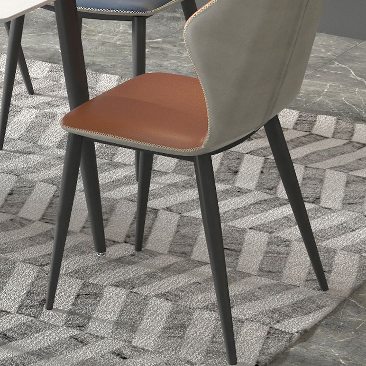 Mesa de comedor blanca con sólidos sólidos 1/4/5/7 PCS Modern Dinette Set