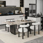 Modern 1/5/6/7 Pieces Dining Set Rectangle Stone Dining Table for Dining Room