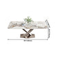 Sintered Stone Top Dining Table Rectangle Kitchen Table with Metal Pedestal Clearhalo ' dining_table' 'Dining Tables & Seating' 'Dining Tables' 'furn' 'furn_dining_table' 'Furniture' 'furniture_dining_table' 'Kitchen & Dining Furniture' 'kitchen&dining_furn' 'kitchen' 'kitchen_dining_table' 1200x1200_cb155fa1-d61b-4037-8fe1-70d623113689