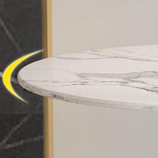 Ronde eetset met fauteuils 1/2/5 stuks stenen dinettetafelset voor keuken