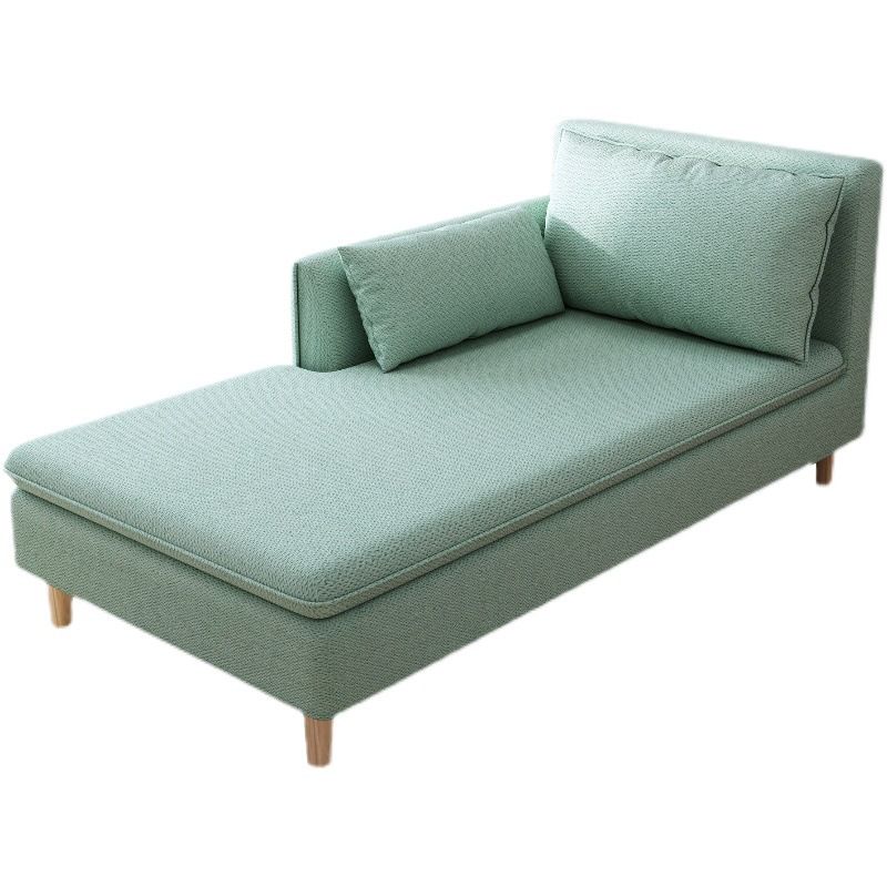 Modern Fabric Chaise Solid Wood Chaise Lounge Couch with One Armed Clearhalo 'Chairs & Seating' 'Chaise Lounge' 'chaise_lounge' 'furn' 'furn_chaise_lounge' 'Furniture' 'Living Room Furniture' 1200x1200_cb169d63-ff76-4a26-8b15-824f713aca1c