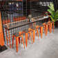 Indoor Contemporary Bar Dining Table Rectangle Metal Legs Bar Table Clearhalo 'Bar Furniture' 'Bar Tables' 'bar_tables' 'furn' 'furn_bar_tables' 'Furniture' 'Kitchen & Dining Furniture' 1200x1200_cb18a5be-f2fa-4536-ad9d-a509875a04ba