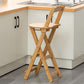 Contemporary Solid Wood Folding Bar Stool Indoor Barstools With Low Back Clearhalo 'Bar Furniture' 'Bar Stools' 'bar_stools' 'furn' 'furn_bar_stools' 'furniture_bar_stools' 'Kitchen & Dining Furniture' 'kitchen&dining_furn' 'kitchen' 'kitchen_furn' Furniture' 1200x1200_cb1aa6a8-4c69-492d-b801-339e889887b4
