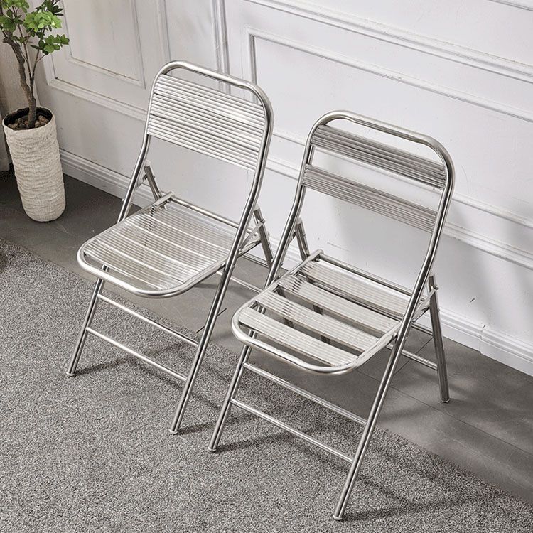 Moderne stalen bureaustoel met mid achterkant en lederen thuisbureau stoel