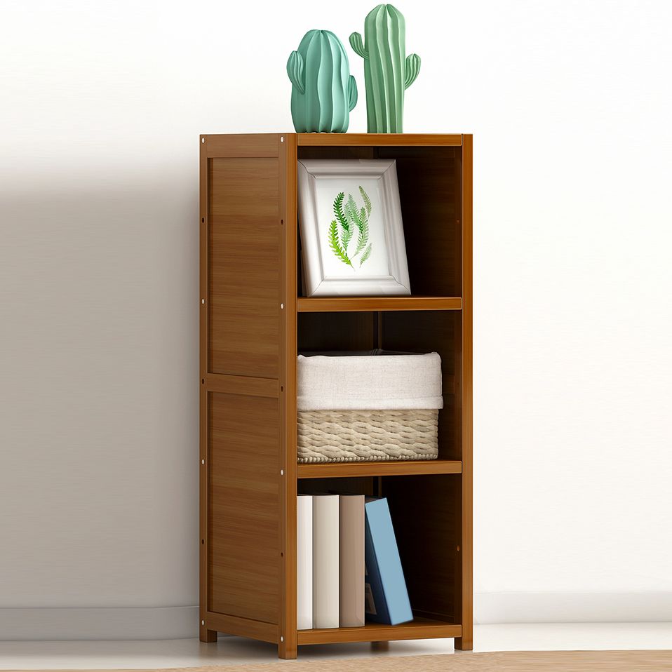 11.8"W Rectangle Accent Chest, Brown Mid-Century Modern Cabinet with Shelves Clearhalo 'Cabinets & Chests' 'cabinets_chests' 'furn' 'furn_cabinets_chests' 'Furniture' 'Living Room Furniture' 1200x1200_cb1d43b4-2ead-4e6a-9afd-ff920bc73d95