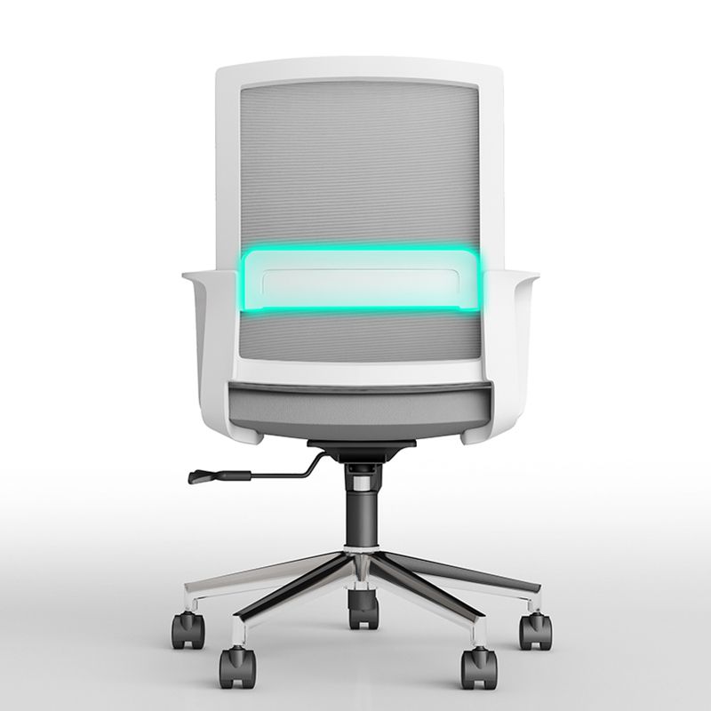 Modern Fixed Arms Conference Chair Mesh Seat and Back Chair for Office Clearhalo 'furn' 'furn_office_chair' 'Furniture' 'Office Chairs' 'Office Furniture' 'office_chair' 1200x1200_cb1da20a-9cbe-4546-9606-e3769c5a0c25