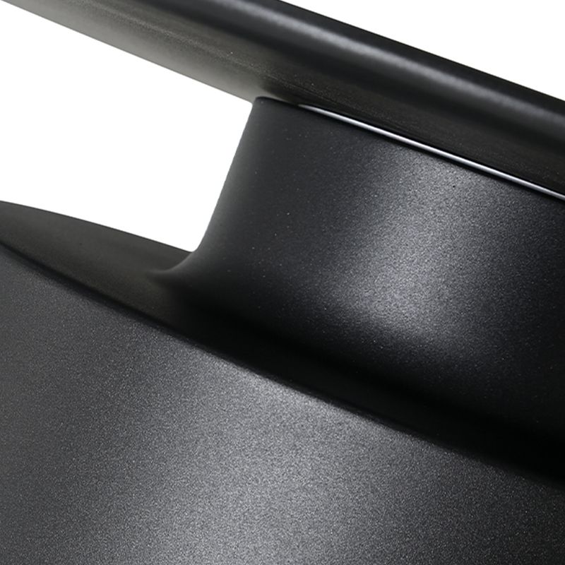 Mesa de café de selección de color de color de metal base de pedestal de estilo moderno de mediados de siglo