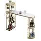 Contemporary Bar Wine Table Indoor Stone Counter Height Table with Storage Clearhalo 'Bar Furniture' 'Bar Tables' 'bar_tables' 'furn' 'furn_bar_tables' 'Furniture' 'furniture_bar_tables' 'Kitchen & Dining Furniture' 1200x1200_cb1f2f1d-c6d3-4b32-acb9-7d8ba4587efe